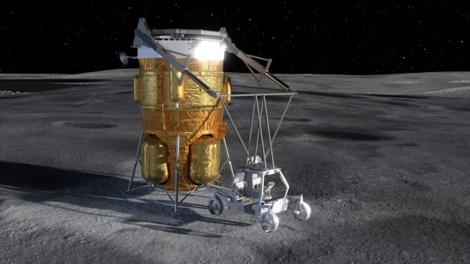 Blue Origin Blue Moon CLV-1月球地形车