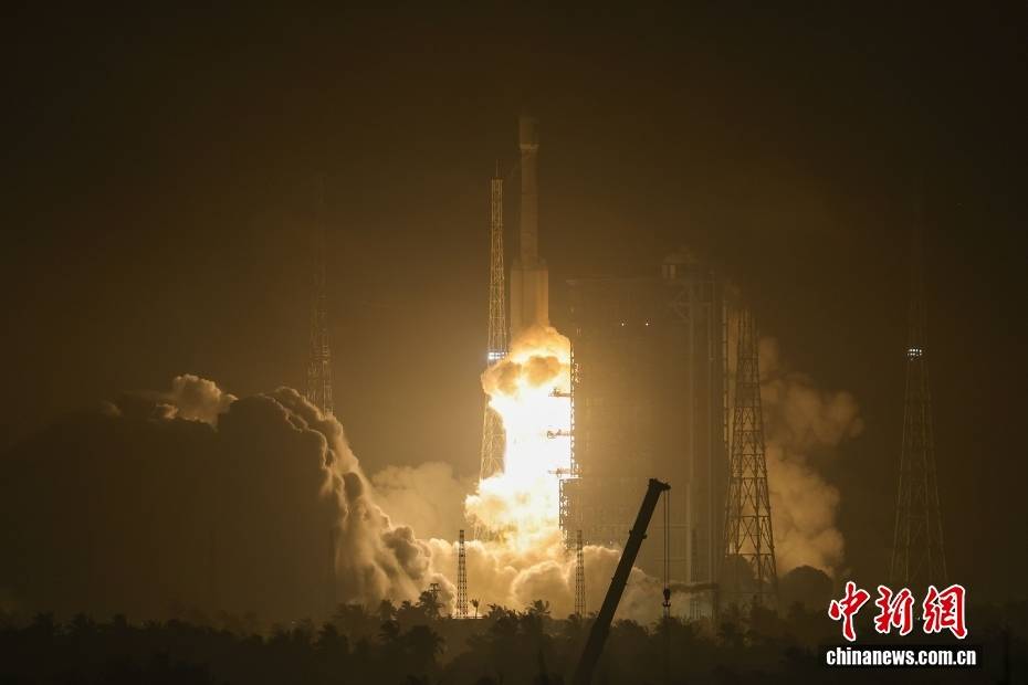 长征七号改运载火箭点火升空