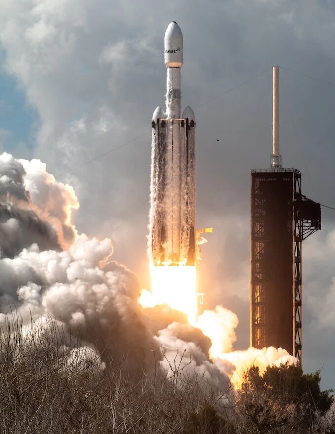 SpaceX Falcon Heavy Successfully Launches Viasat-3 F3 Satellite