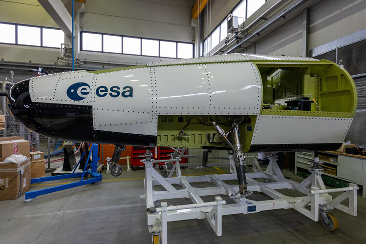 ESA太空骑行器全尺寸试验模型完成组装